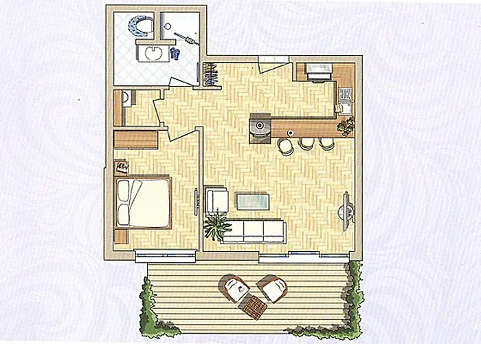 Lejlighed Les Belles, Haus Bastien, Fw Charmant, Whg 7 Zingst